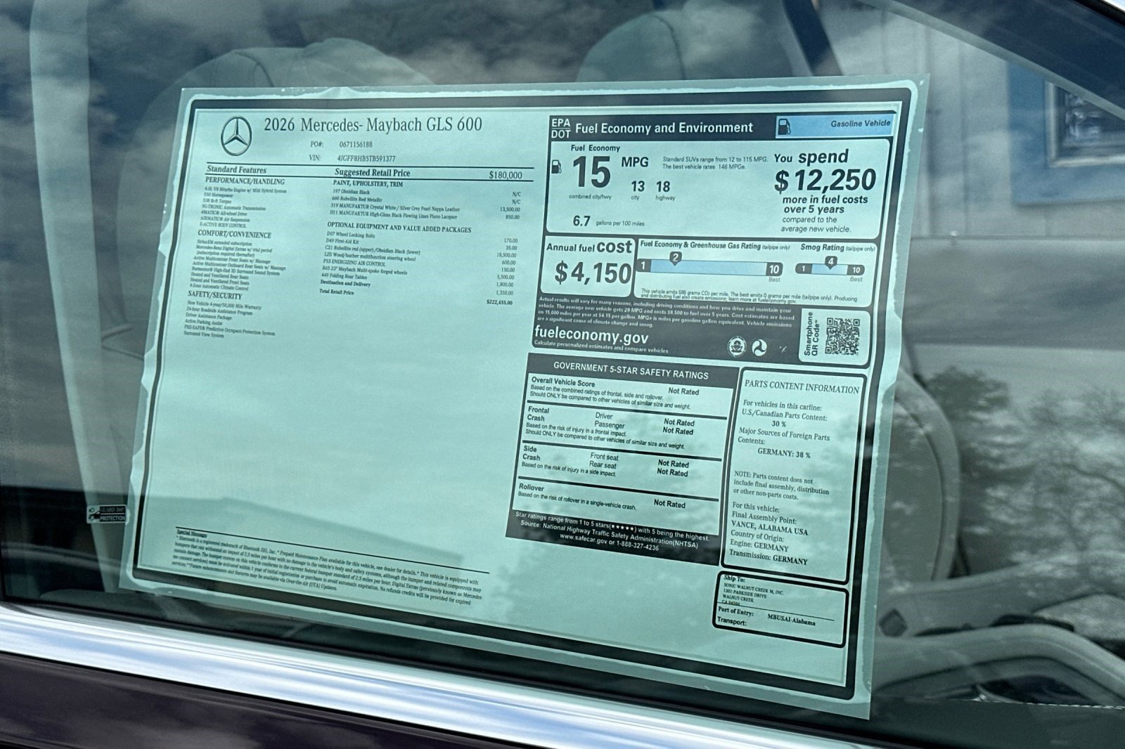 New 2026 Mercedes-Benz Maybach GLS 600 4MATIC image 30