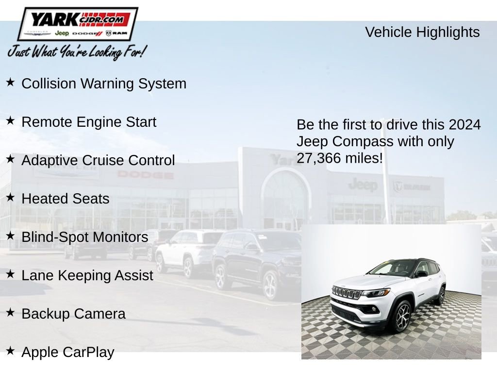 Certified 2024 Jeep Compass Limited image 12