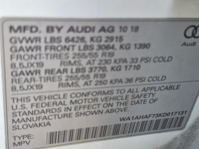 Used 2019 Audi Q7 2.0T Premium w/ Convenience Package AWD/4WD image 15
