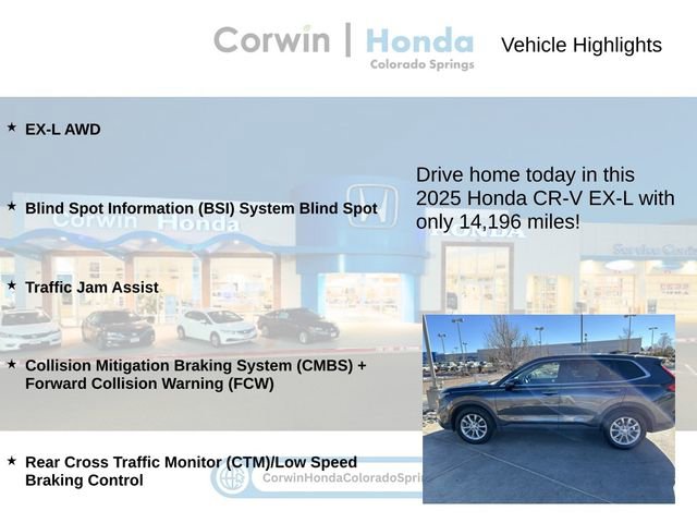 Used 2025 Honda CR-V EX-L image 6