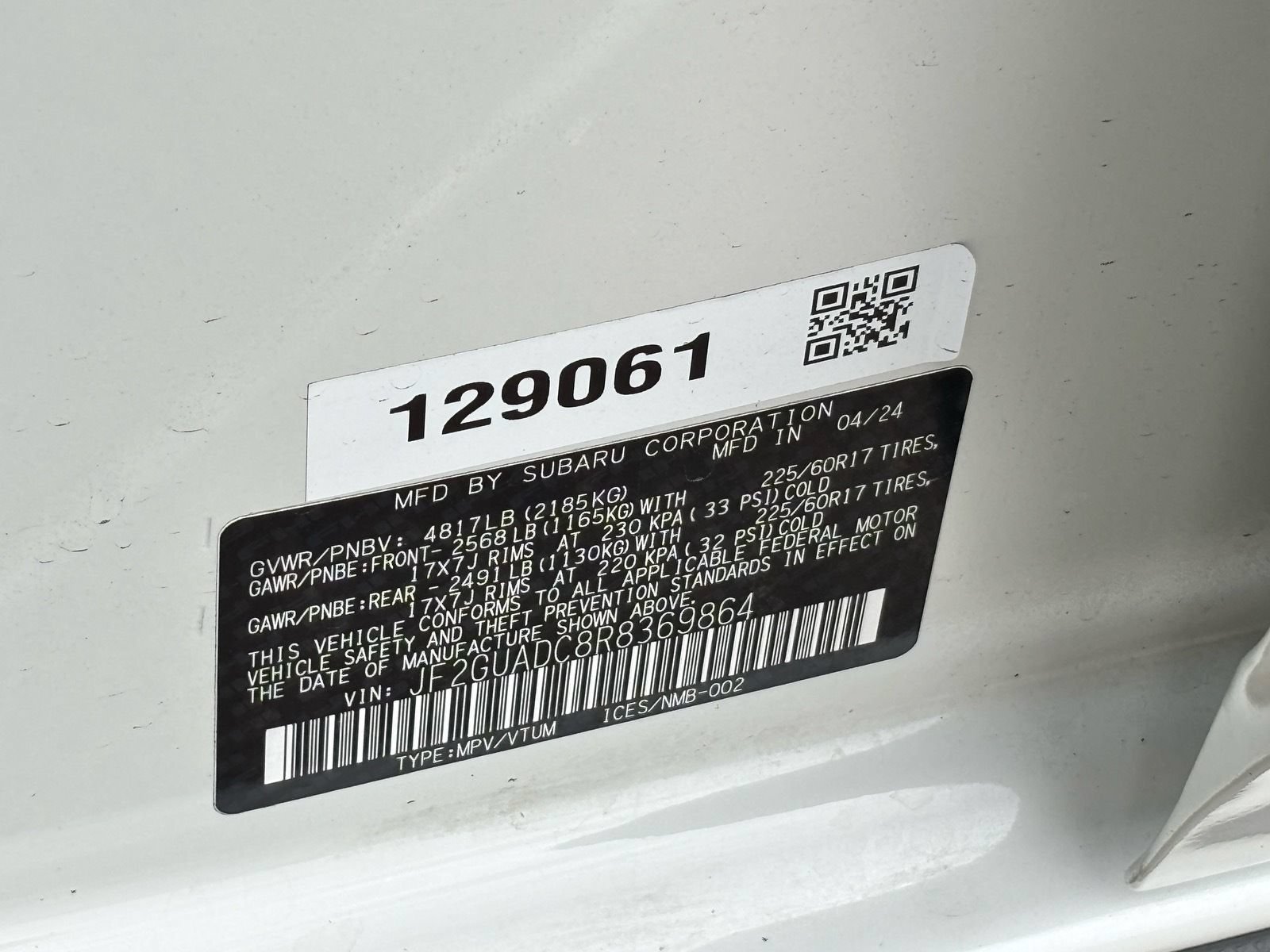 Used 2024 Subaru Crosstrek 2.0i Premium w/ Crosstrek Mirror Package AWD/4WD image 29