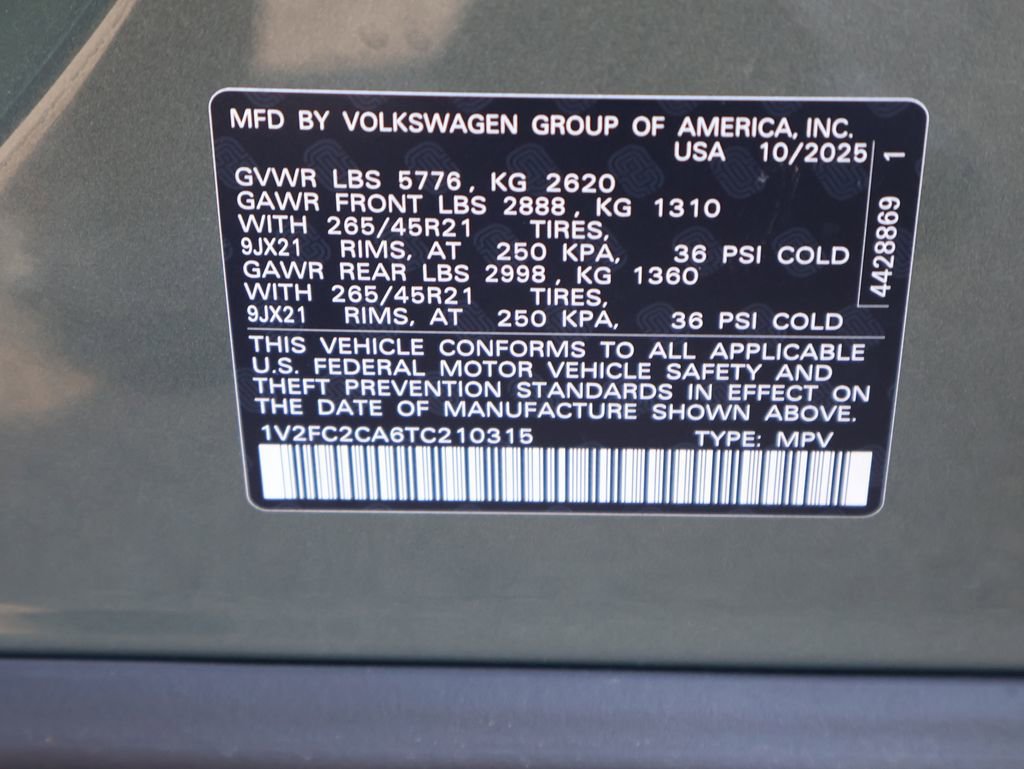 New 2026 Volkswagen Atlas Cross Sport SEL Premium R-Line image 45