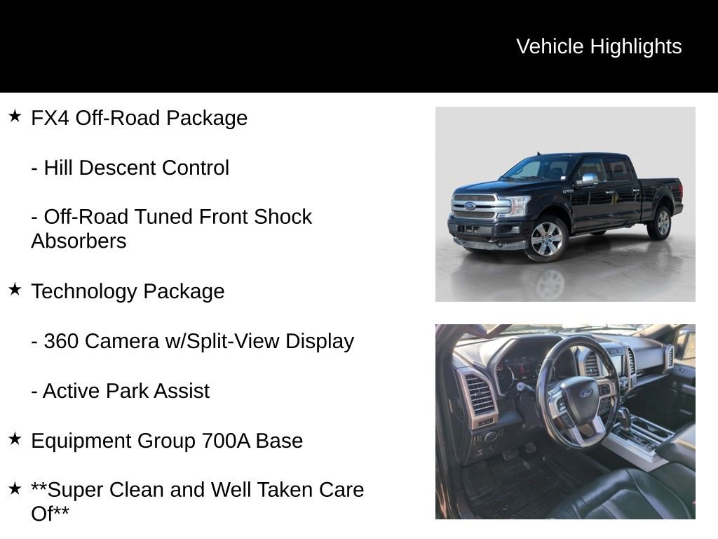 Used 2020 Ford F150 Platinum w/ Technology Package image 11