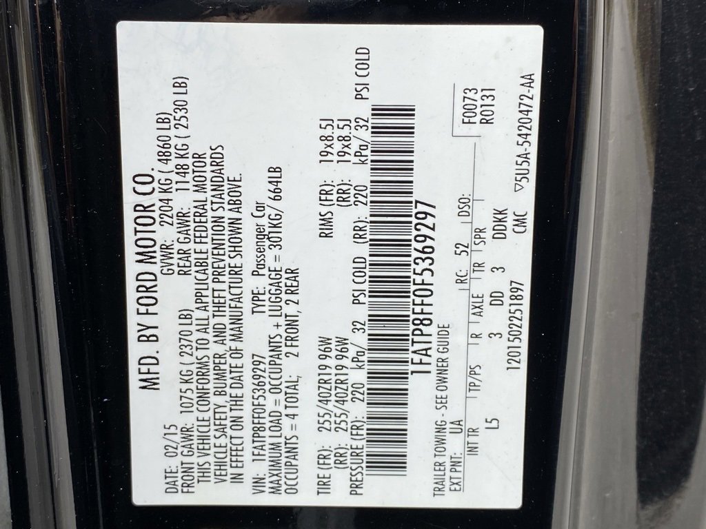 Used 2015 Ford Mustang GT Premium w/ Equipment Group 401A image 31