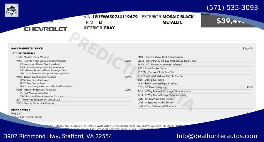 Used 2018 Chevrolet Bolt LT