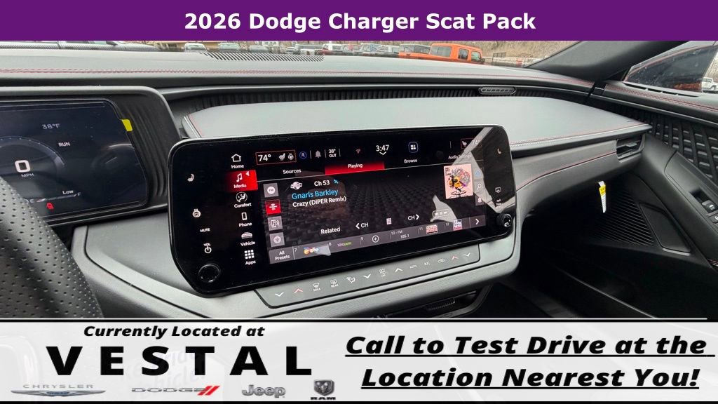 New 2026 Dodge Charger Scat Pack w/ Blacktop Package AWD/4WD image 40