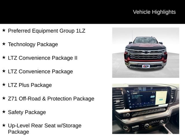 Certified 2025 Chevrolet Silverado 1500 LTZ AWD/4WD image 16
