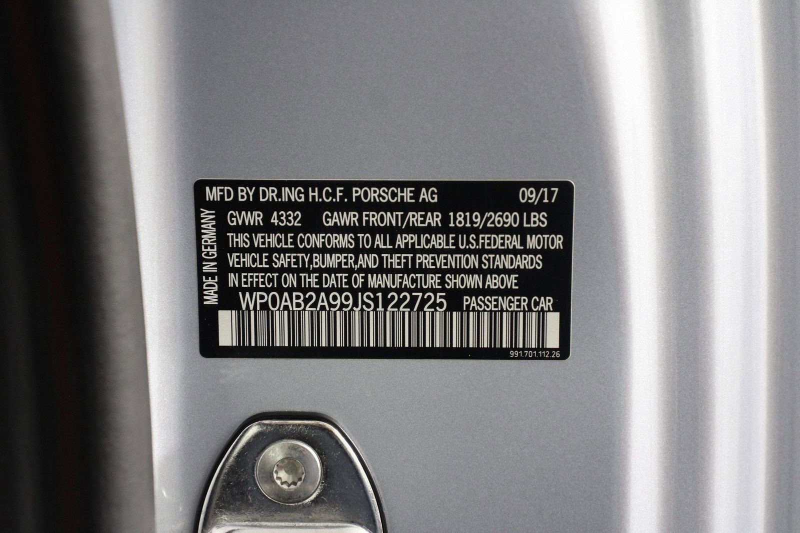 Certified 2018 Porsche 911 Carrera 4S image 19