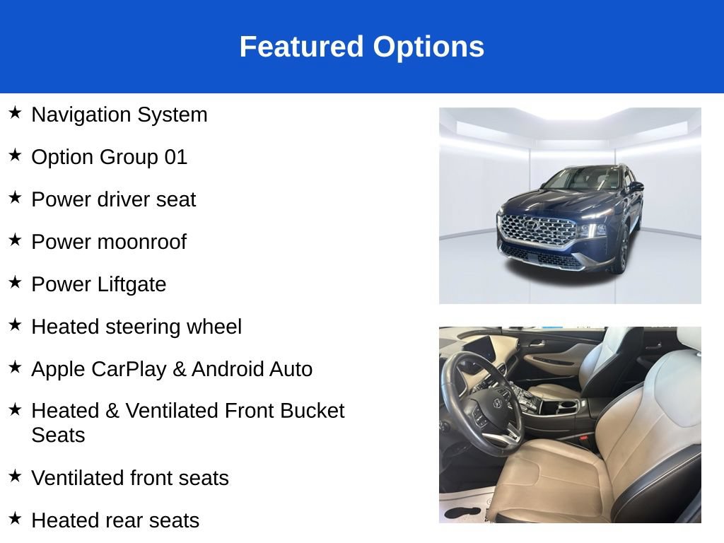 Used 2022 Hyundai Santa Fe Limited AWD/4WD image 3