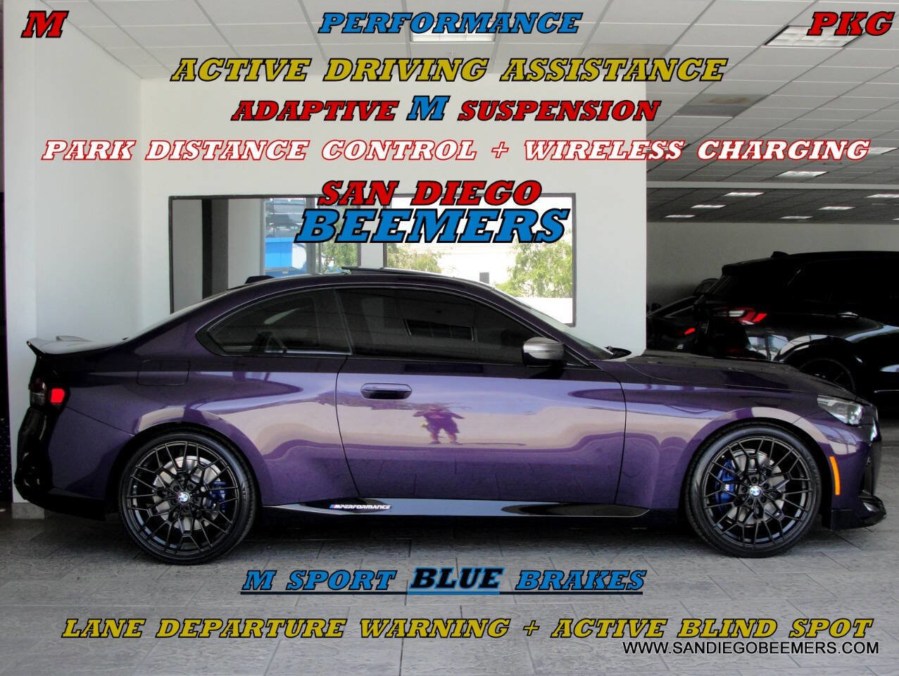 Used 2023 BMW M240i M240i M PERF+BLUE M BRAKES+DRI w/ Premium Package image 15