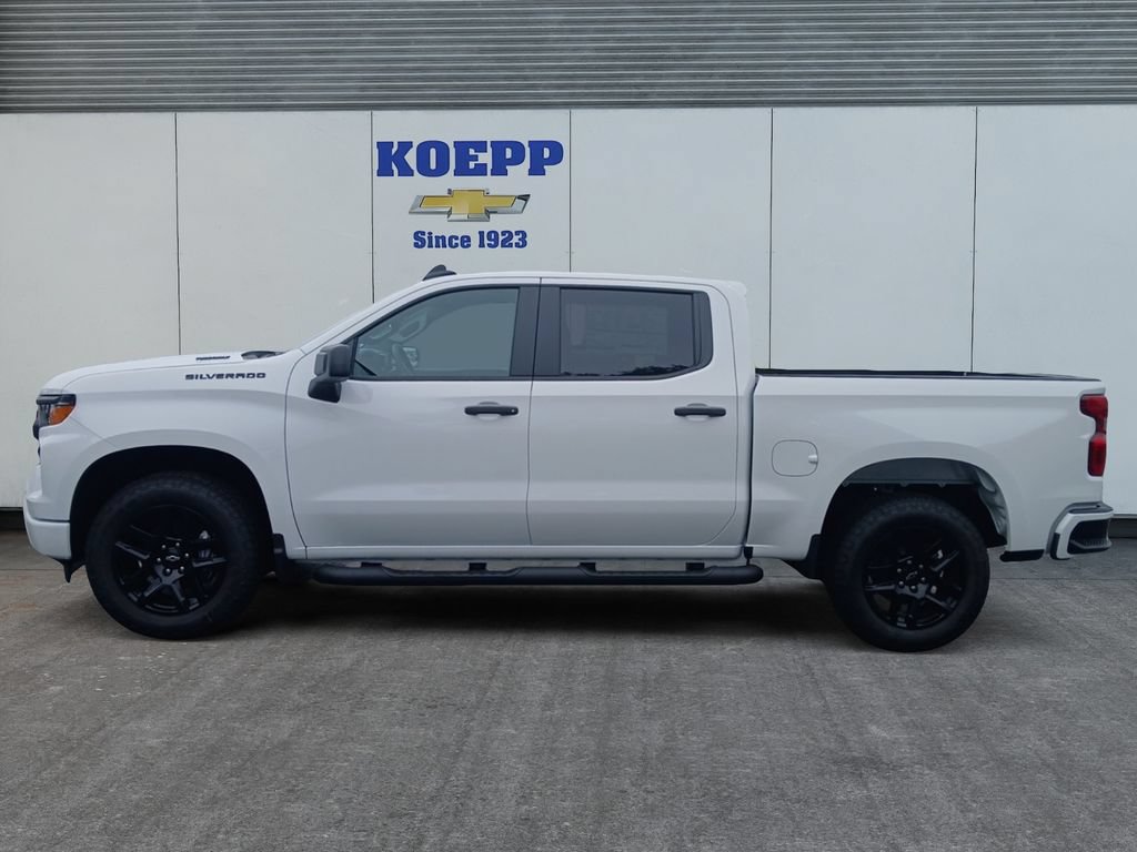 New 2026 Chevrolet Silverado 1500 Custom w/ Turbomax Blackout Package RWD image 2