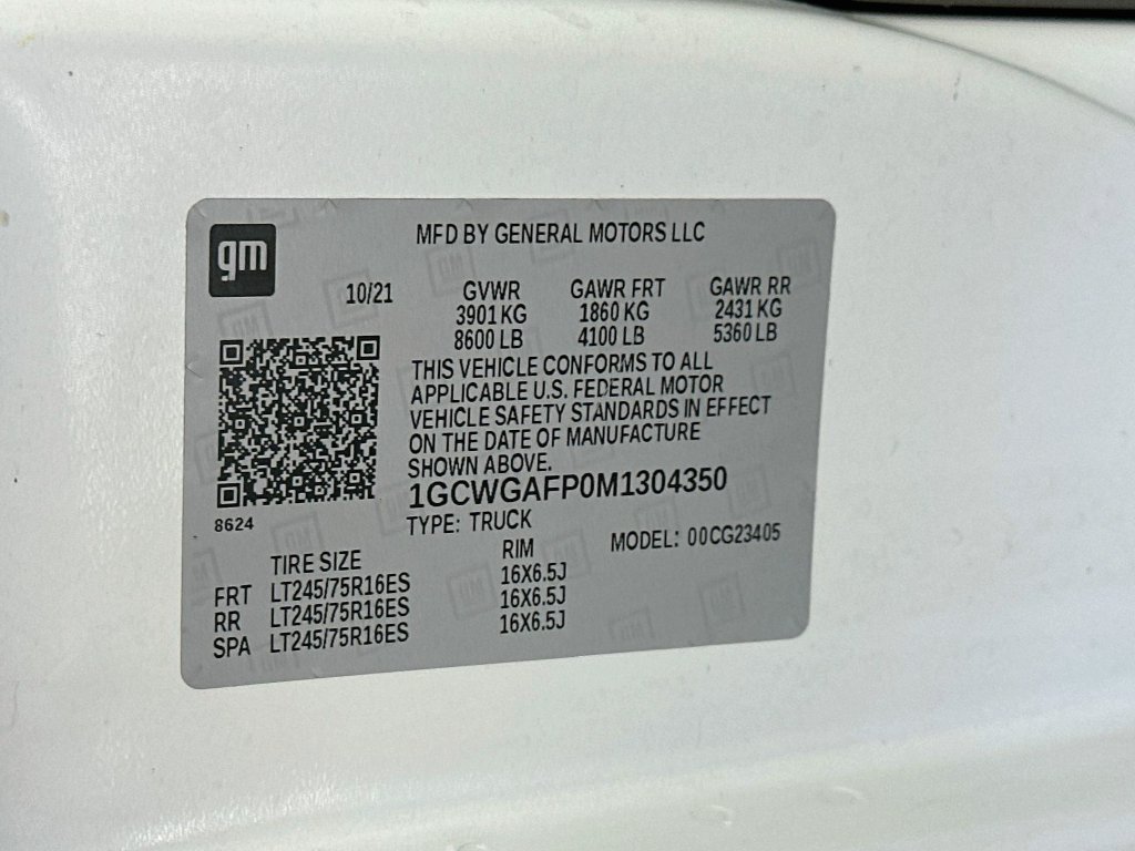 Used 2021 Chevrolet Express 2500 RWD image 34