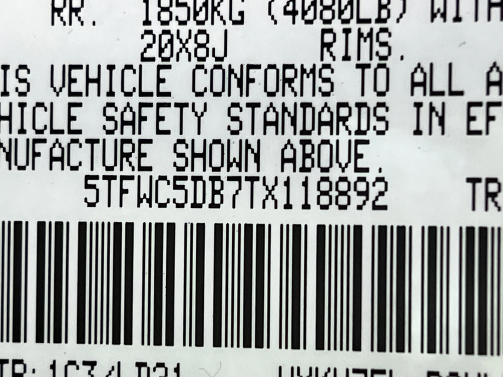 New 2026 Toyota Tundra Limited image 33