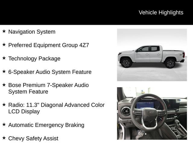 New 2026 Chevrolet Colorado Z71 w/ Technology Package AWD/4WD image 27