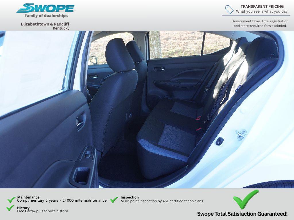 New 2025 Nissan Versa SV w/ Trunk Package FWD image 13