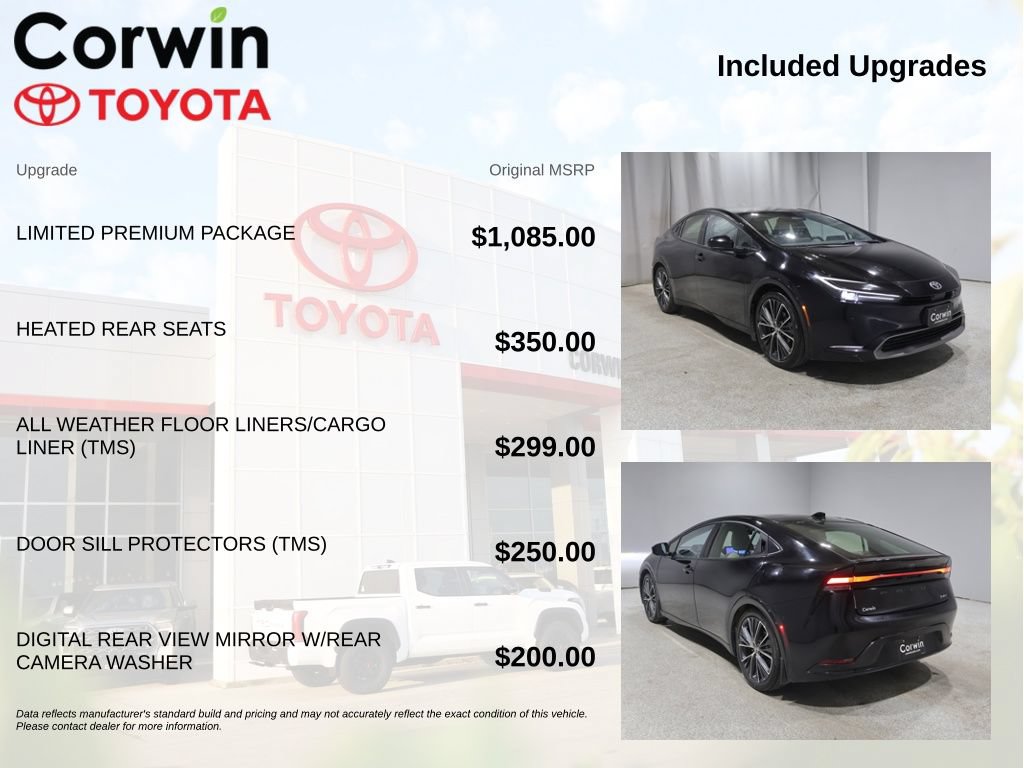 Used 2024 Toyota Prius Limited w/ Limited Premium Package FWD image 4