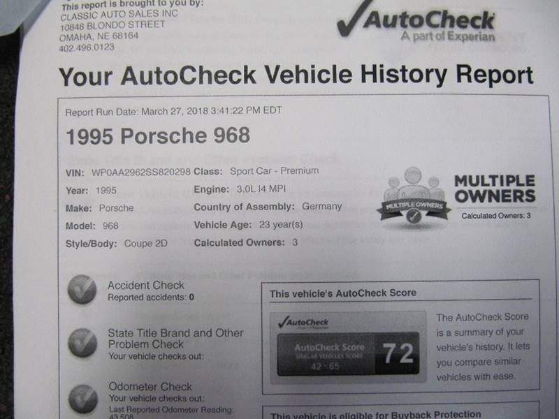 Used 1995 Porsche 968 Coupe RWD image 33