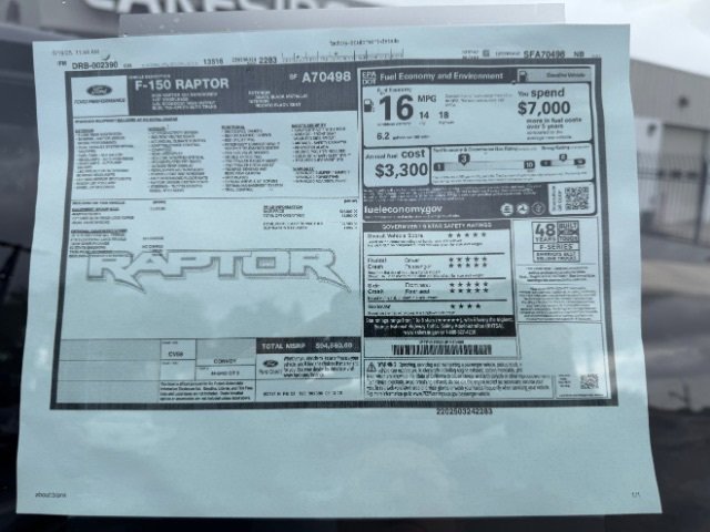 Used 2025 Ford F150 Raptor image 2
