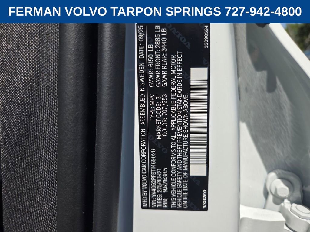 New 2026 Volvo XC90 B6 Ultra w/ Protection Package AWD/4WD image 21