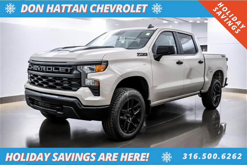 New 2026 Chevrolet Silverado 1500 Custom Trail Boss w/ Dark Appearance Package