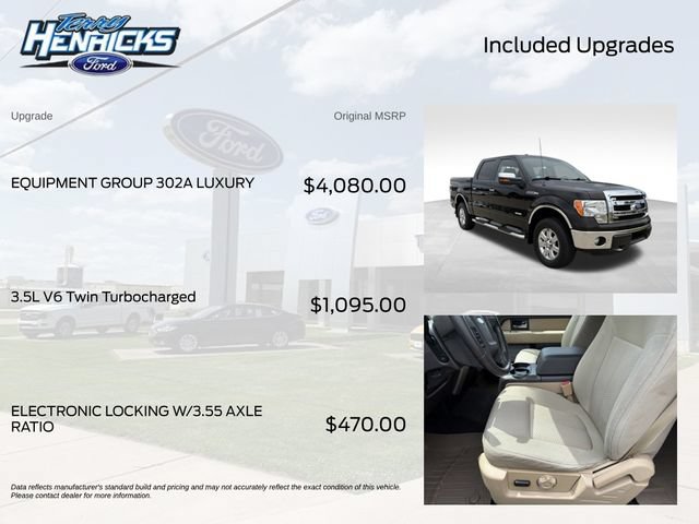 Used 2014 Ford F150 XLT w/ Equipment Group 302A Luxury AWD/4WD image 7