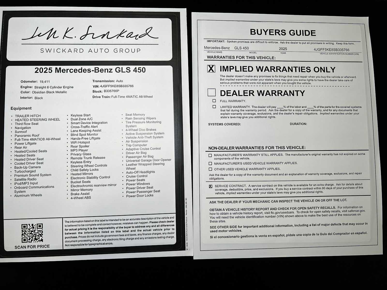Certified 2025 Mercedes-Benz GLS 450 GLS 450 image 42
