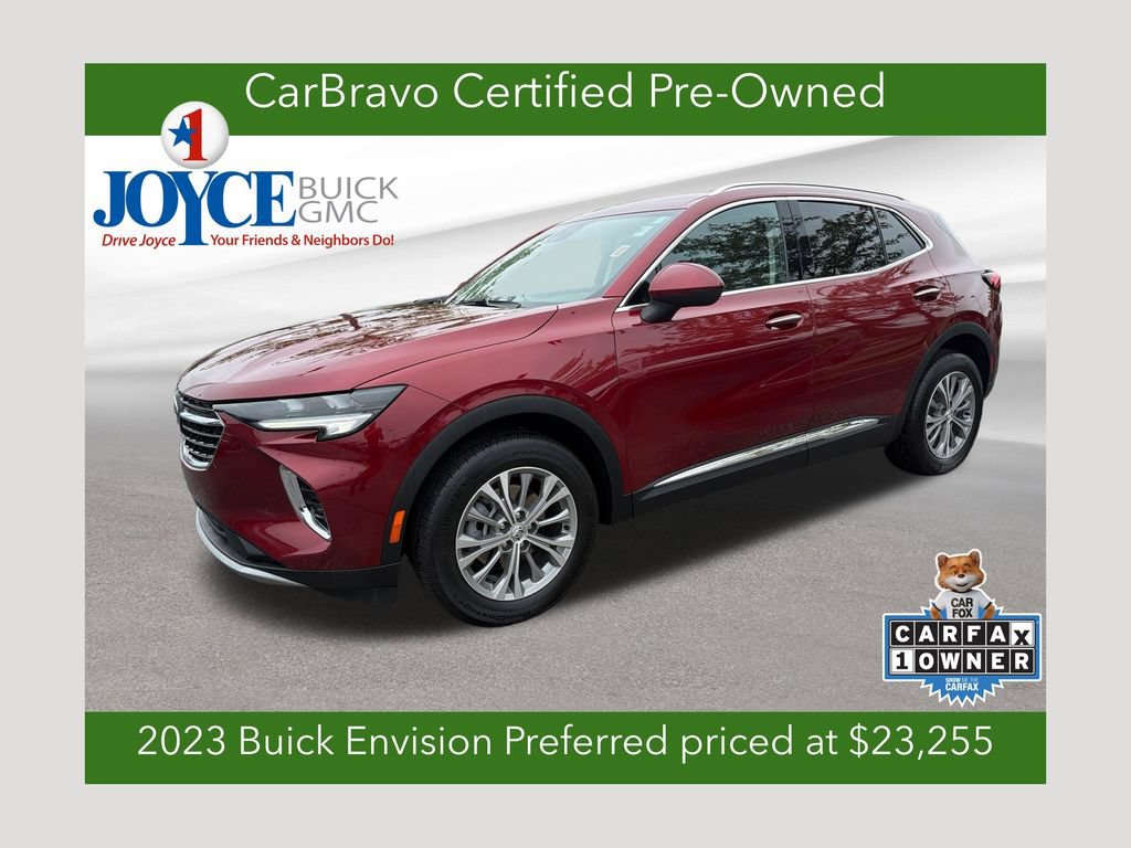 Certified 2023 Buick Envision Preferred FWD 360° Tour