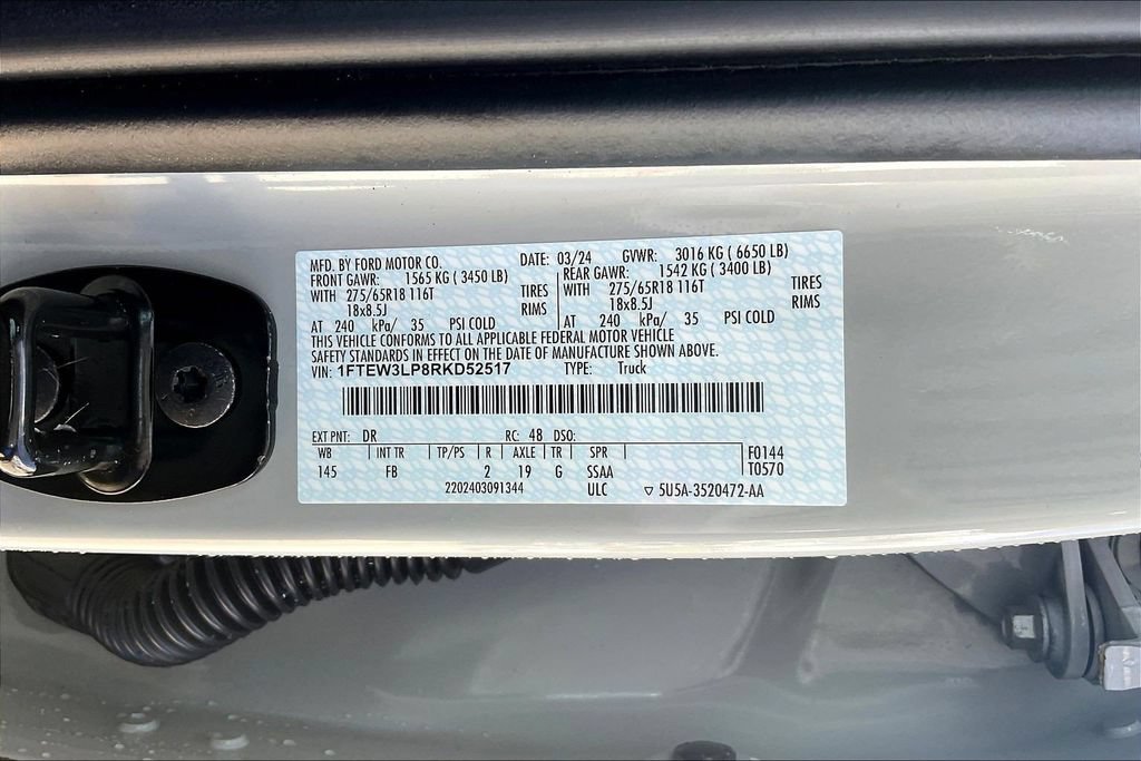 Used 2024 Ford F150 XLT w/ Equipment Group 302A MID AWD/4WD image 10