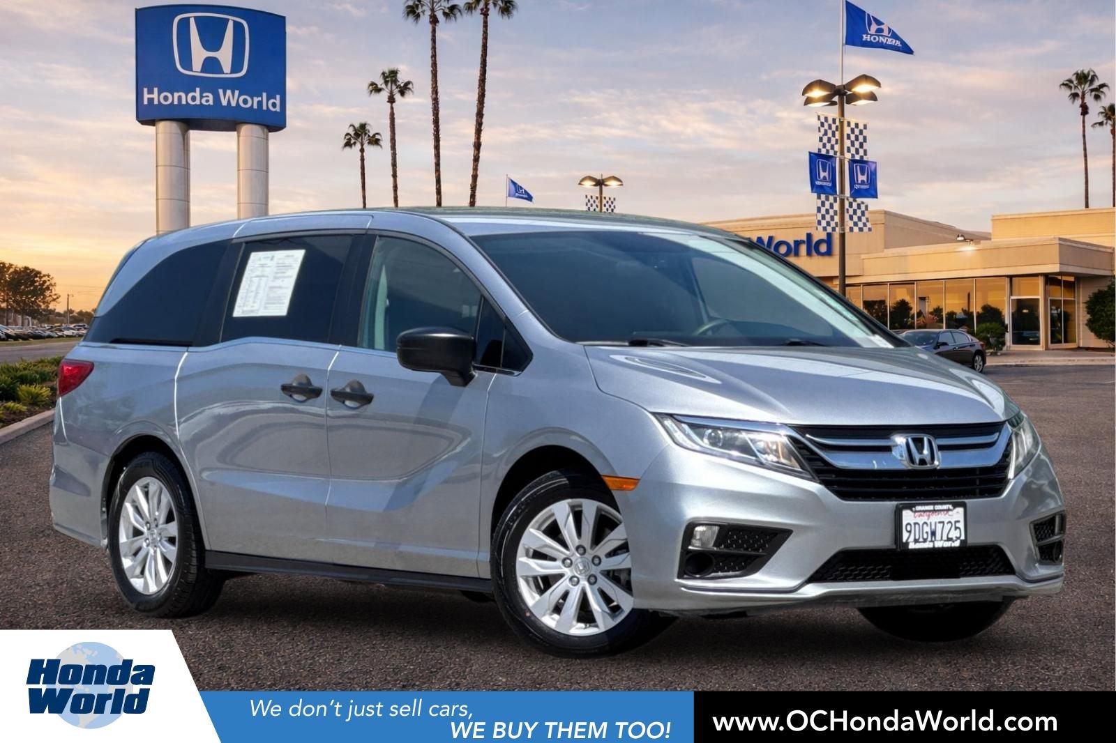 Certified 2019 Honda Odyssey LX
