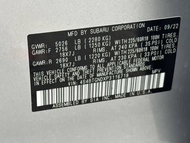 Used 2023 Subaru Outback Limited XT AWD/4WD image 33