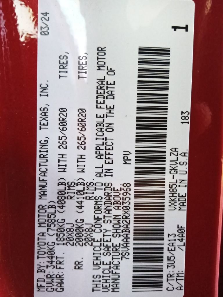 Used 2024 Toyota Sequoia Limited w/ Nightshade Package image 39