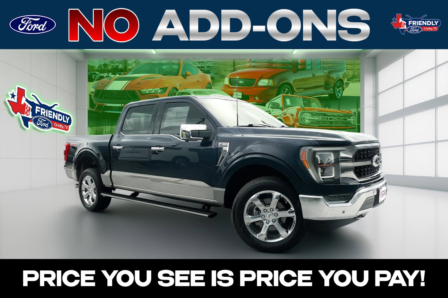Used 2022 Ford F150 King Ranch w/ Equipment Group 601A High AWD/4WD image 1