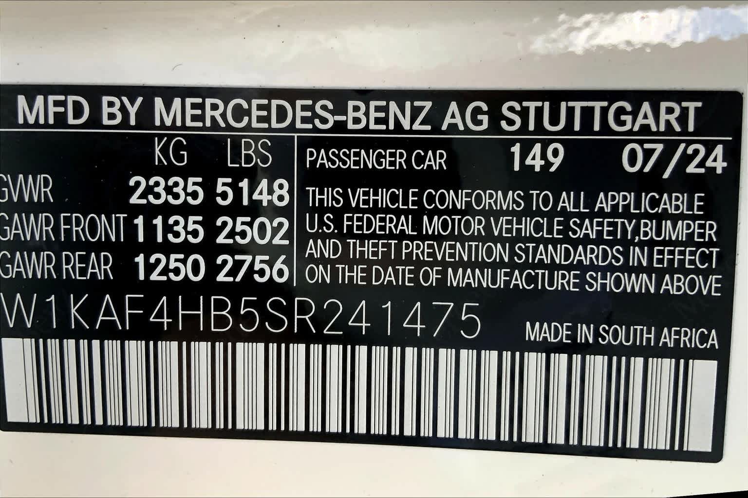 Certified 2025 Mercedes-Benz C 300 4MATIC Sedan image 13