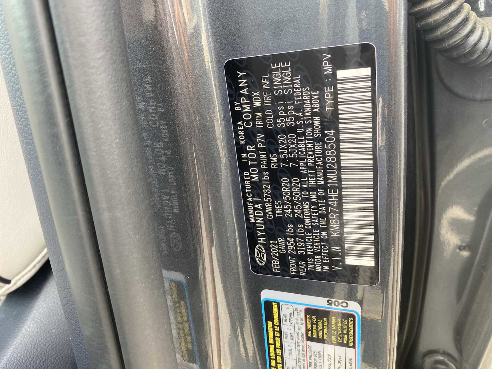 Certified 2021 Hyundai Palisade Calligraphy image 29