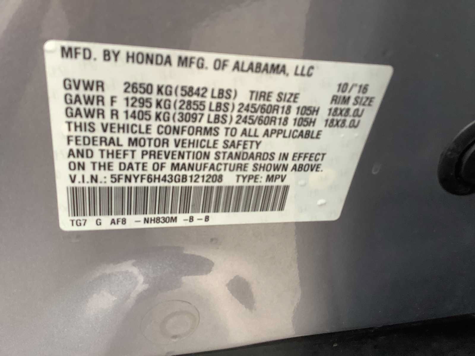 Used 2016 Honda Pilot EX image 21