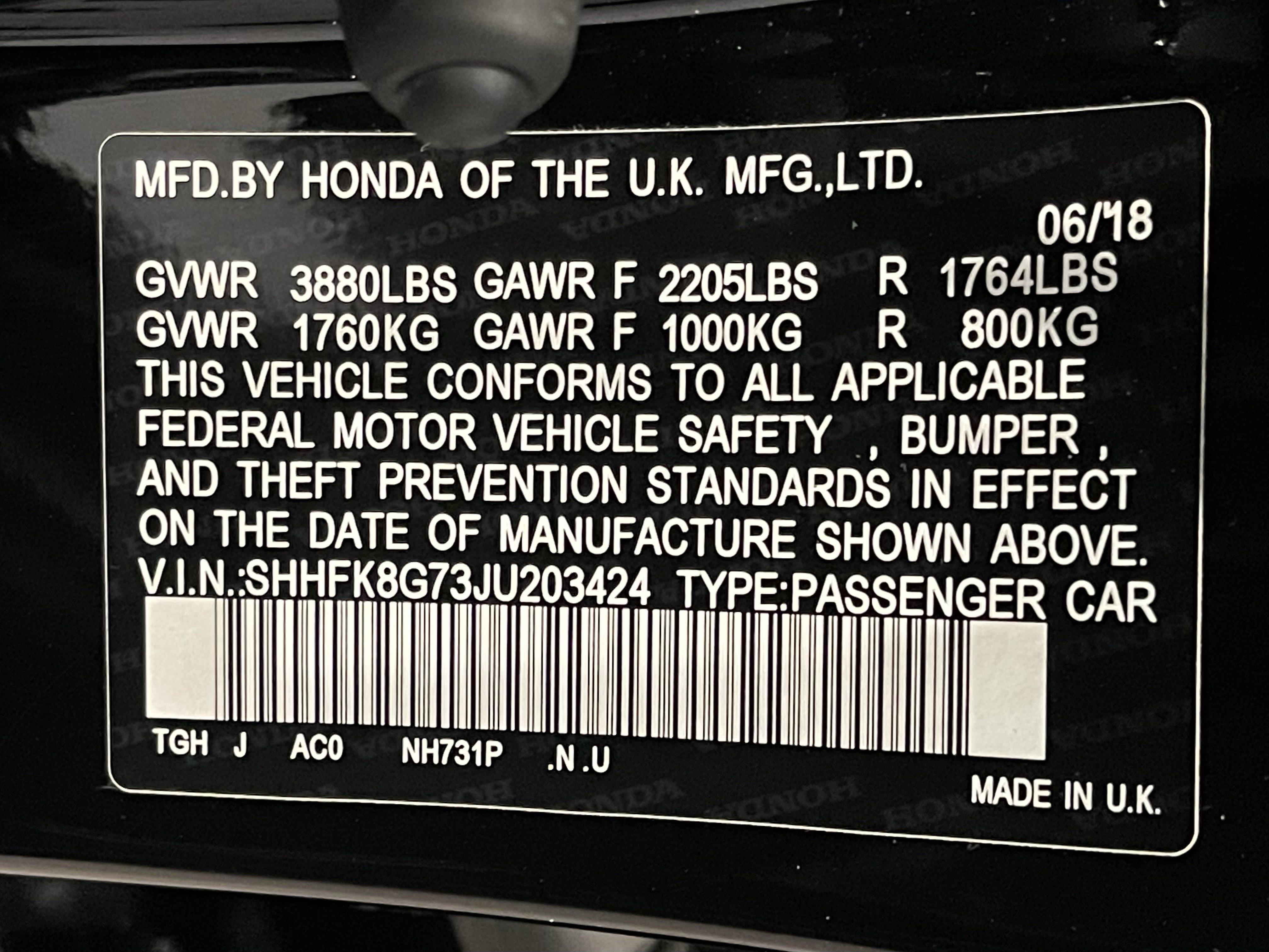 Used 2018 Honda Civic Type R image 25