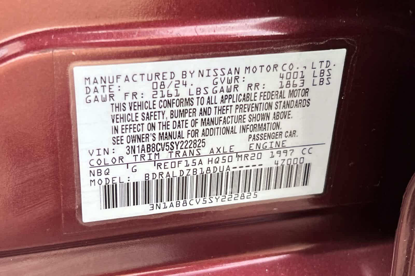 Used 2025 Nissan Sentra SV FWD image 26