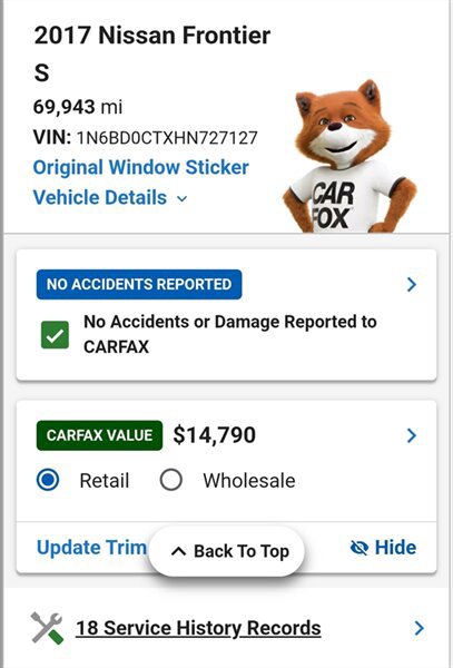 Used 2017 Nissan Frontier S RWD image 3