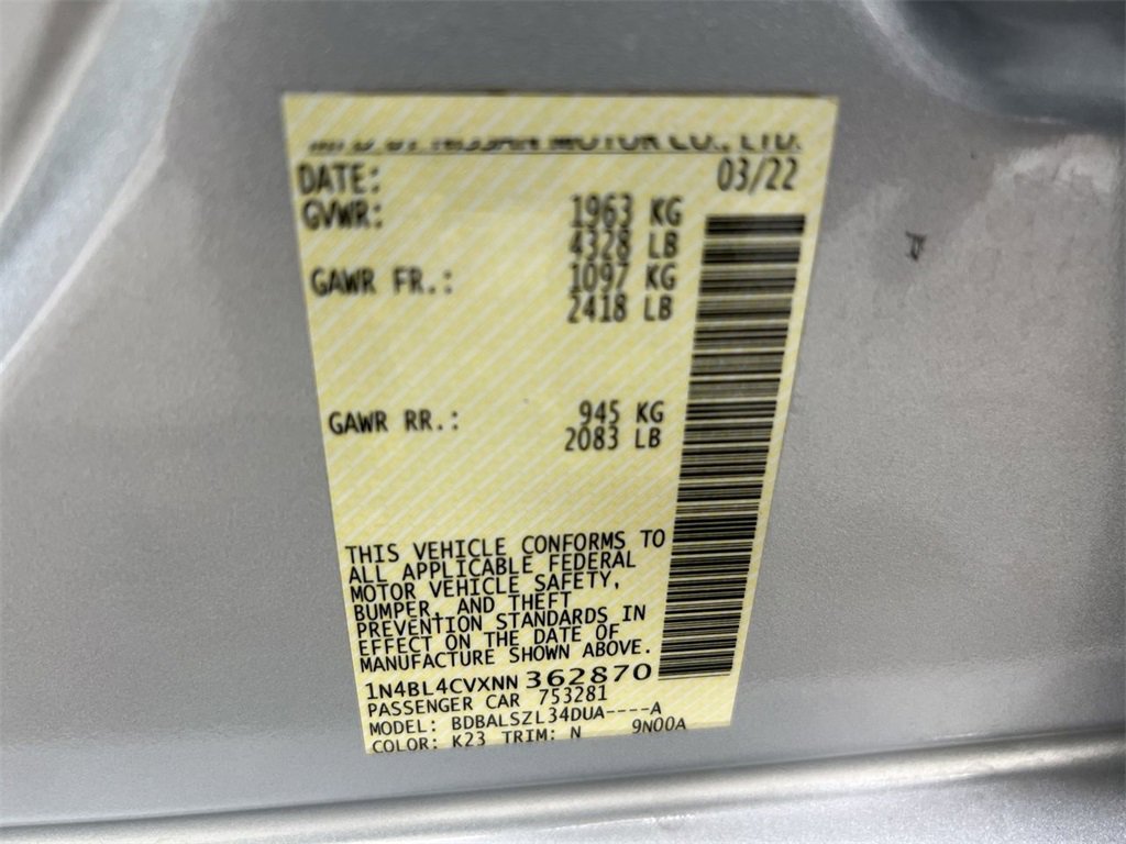 Used 2022 Nissan Altima 2.5 SR image 27