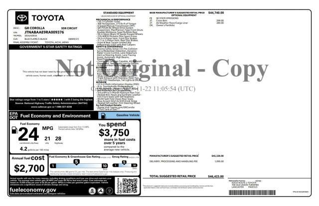 Used 2024 Toyota Corolla GR image 7