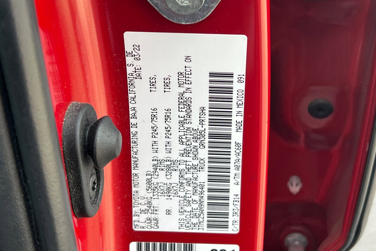 Used 2022 Toyota Tacoma SR image 55