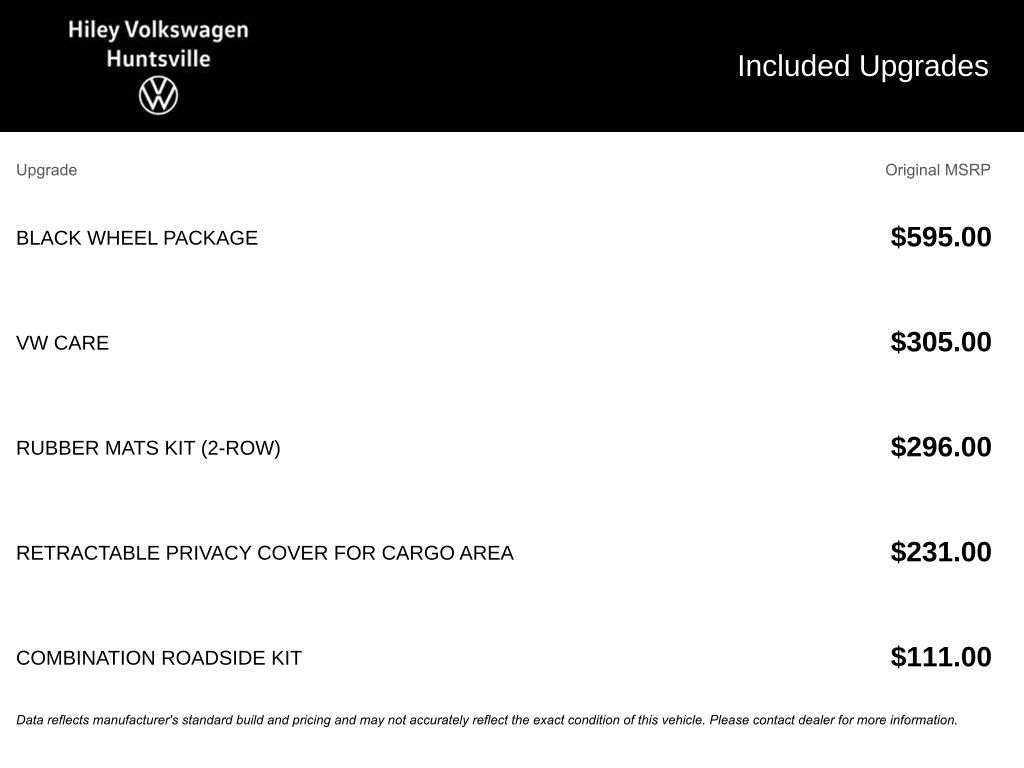 Used 2026 Volkswagen Atlas SE w/ Black Wheel Package image 2