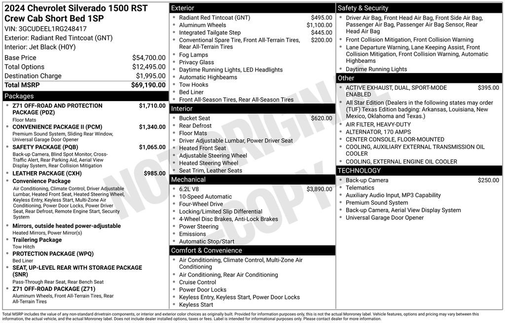 Used 2024 Chevrolet Silverado 1500 RST AWD/4WD image 6