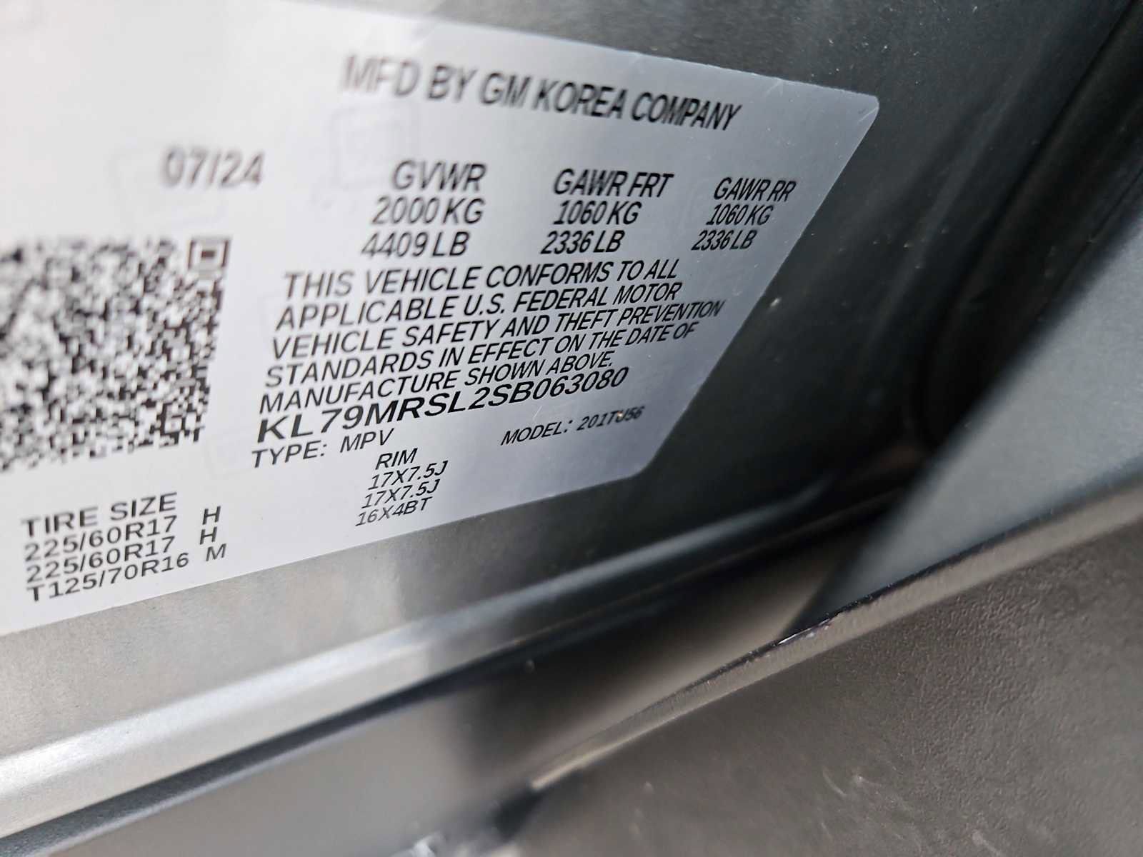 Certified 2025 Chevrolet TrailBlazer LT AWD/4WD image 14