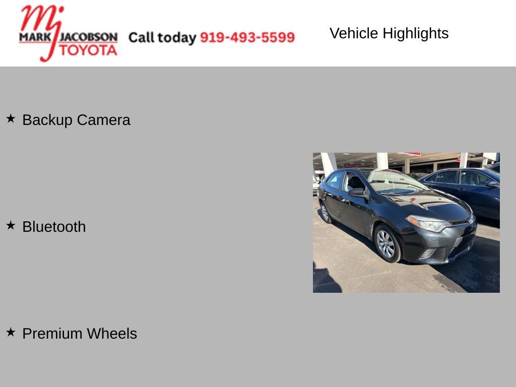 Used 2015 Toyota Corolla LE Premium image 5