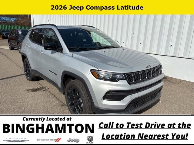 New 2026 Jeep Compass Latitude w/ Quick Order Package 29K
