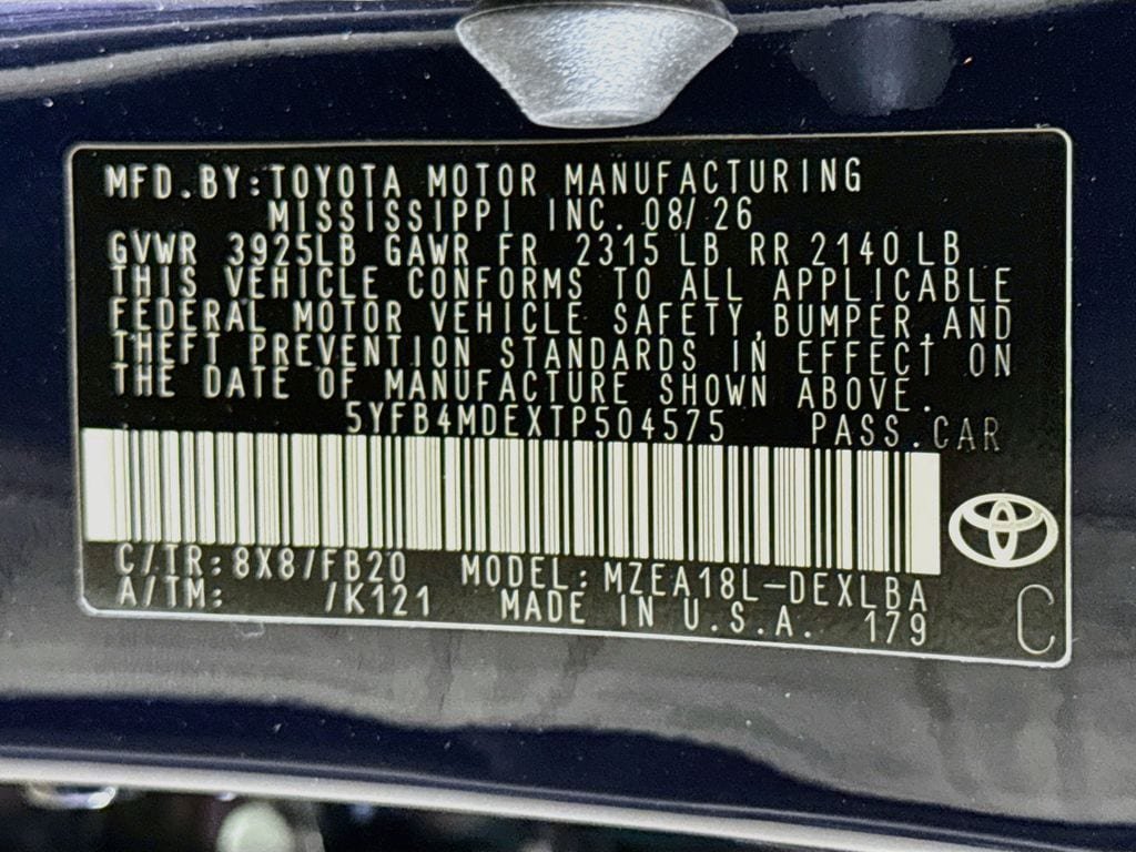 New 2026 Toyota Corolla LE FWD image 16