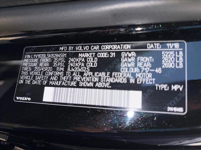 Used 2019 Volvo XC60 T5 Inscription FWD image 25