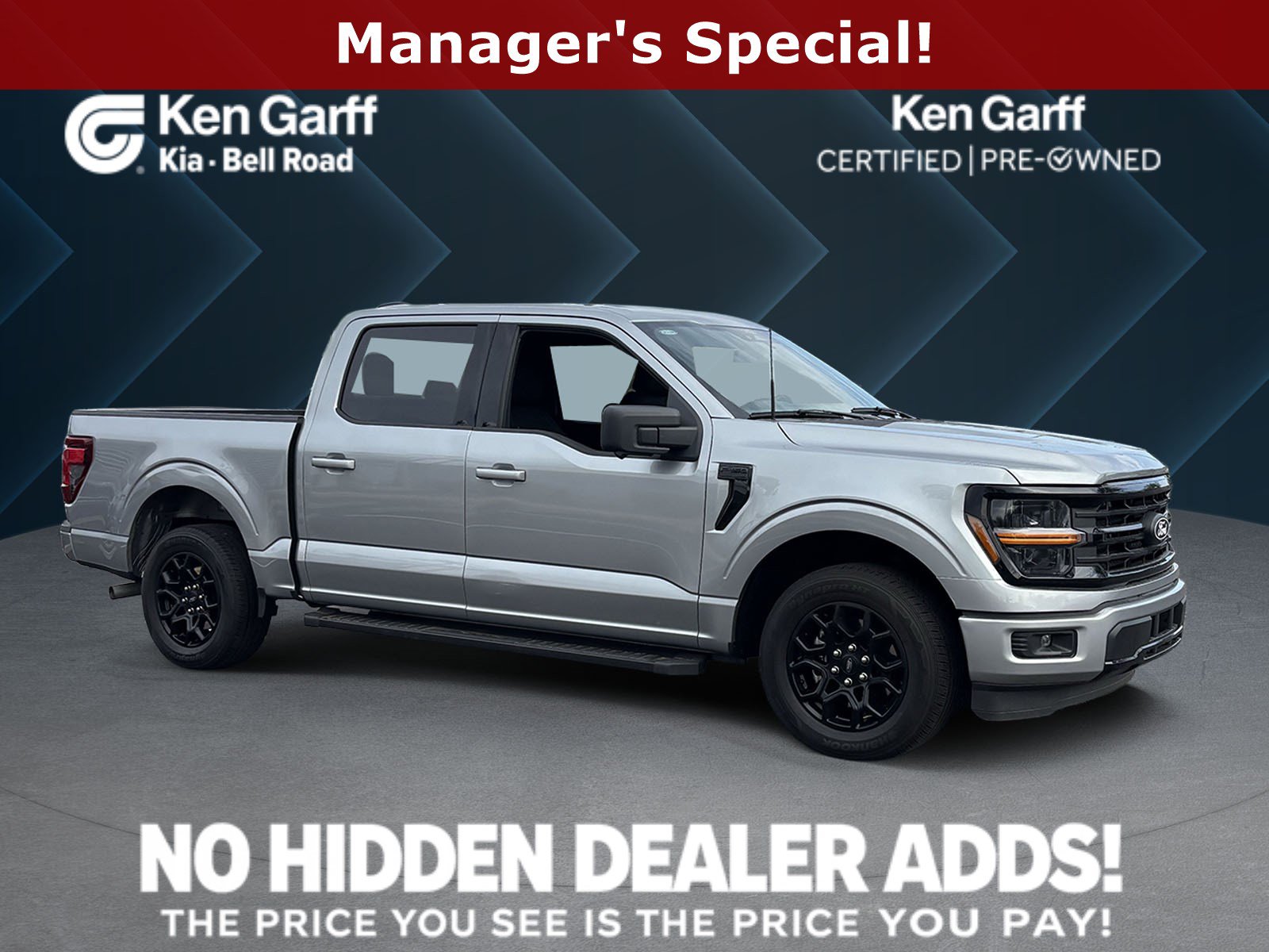 Used 2024 Ford F150 XLT w/ XLT Black Appearance Package RWD image 1