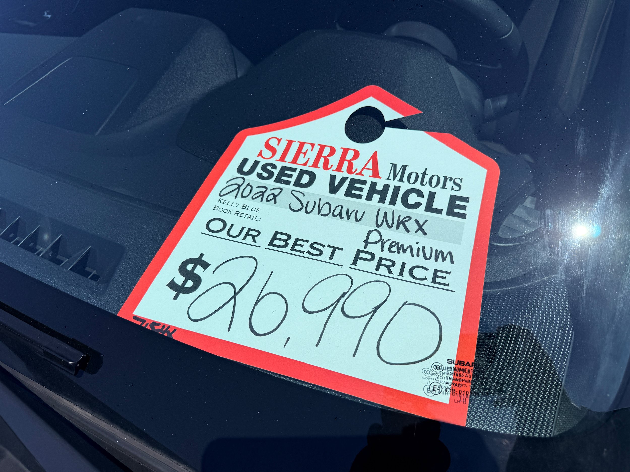 Used 2022 Subaru WRX Premium AWD/4WD image 10